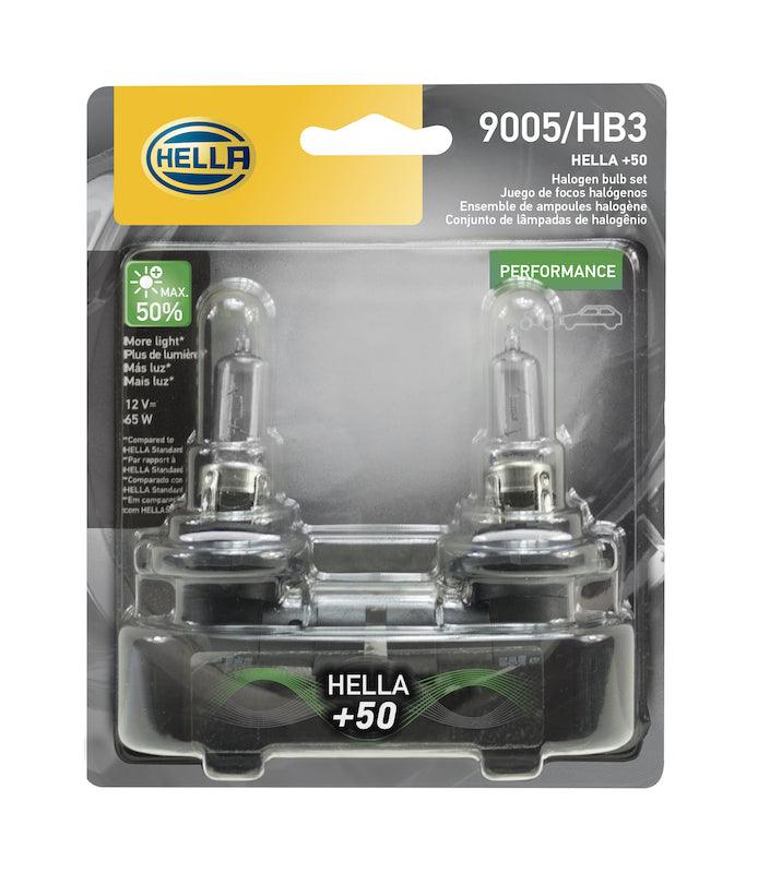 HELLA 9005P50TB Performance Series Halogen Light Bulb - greatparts