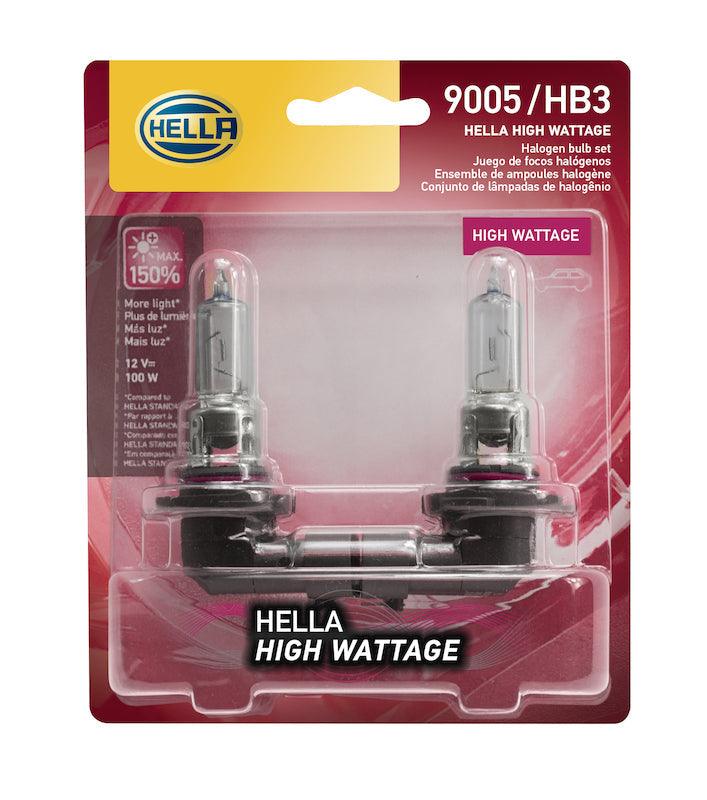 HELLA 9005 100WTB High Wattage Series Halogen Light Bulb - greatparts