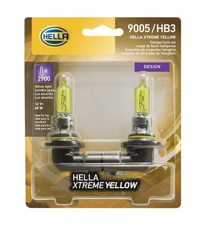 HELLA 9005 YL Design Series Halogen Light Bulb - greatparts