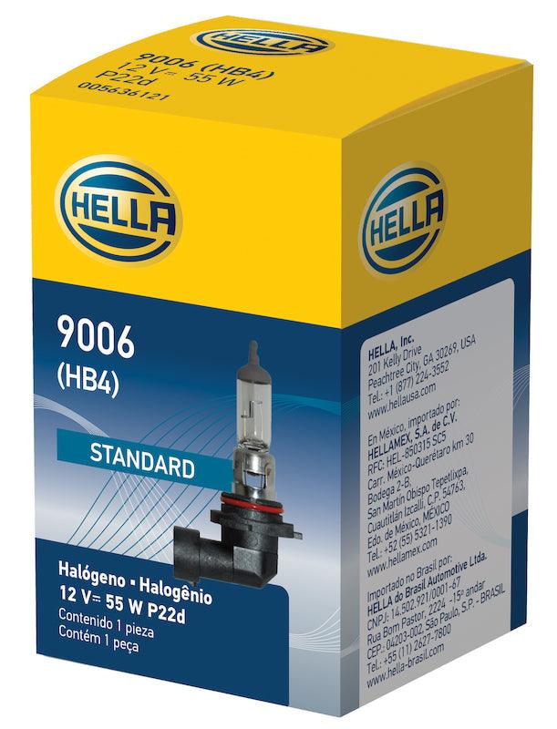 HELLA 9006 Standard Series Halogen Light Bulb - greatparts