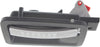 Interior Front Door Handle Compatible with 2005-2010 Dodge Dakota Silver Lever+Dark Gray Housing (=Rear) Driver Side