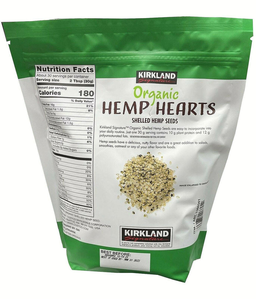 Kirkland Signature Organic Hemp Hearts, 2 Lbs