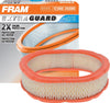 FRAM Extra Guard Oval Engine Air Filter Replacement, Easy Install W/ Advanced Engine Protection and Optimal Performance, CA3814