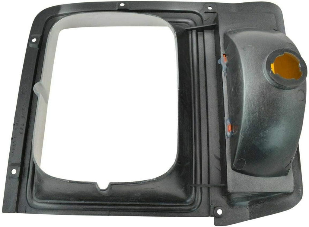 Parking Turn Signals Lights W/ Headlight Bezel Trim Pair Set Compatible with D/W/ Truck GRI00834