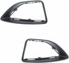 For Ford Fusion 2010 2011 2012 Fog Light Trim Driver and Passenger Side | Pair | Plastic | Black | Outer Moldings | S/SE Model | Replacement for FO1038121, FO1039121 | 615343548937, 615343548913