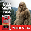 Jack Link's Beef Sticks, Original, Great Stocking Stuffer, Holiday Gift for Men, Protein Snack, Meat Stick with 6g of Protein, Made with 100% Beef, Individually Wrapped Beef Sticks, 0.92 Oz (20 Count)