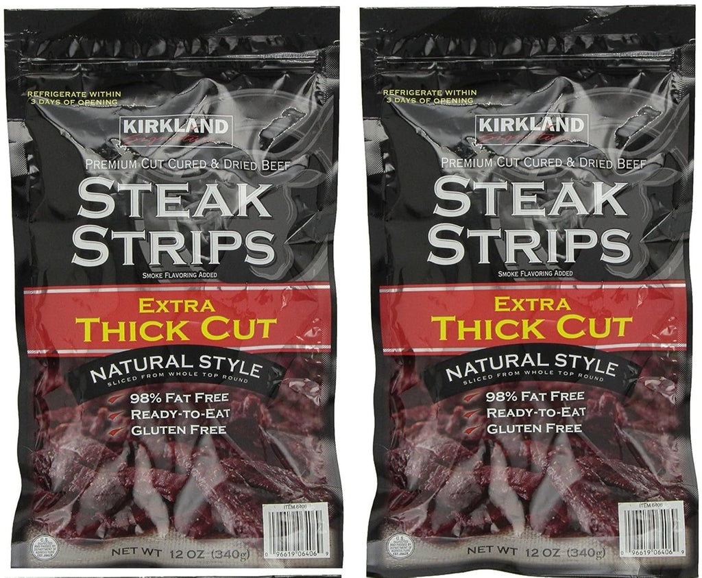 Kirkland Signature Steak Strips Extra Thick Cut zBKgEf, 24 oz Total