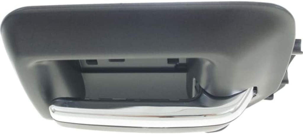 for GMC Sierra 3500 HD Interior Door Handle Front, Passenger Side Black (2015-2018) | with Door Lock Hole| Trim:All Submodels