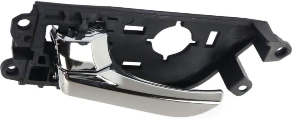 for Hyundai Veloster Interior Door Handle Front, Driver Side Chrome (2012-2017) | with Door Lock Button| Trim:All Submodels