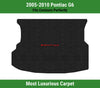 Lloyd Luxe Trunk Carpet Mat for 2005-2010 Pontiac G6 W/Red on Black Pontiac Logo