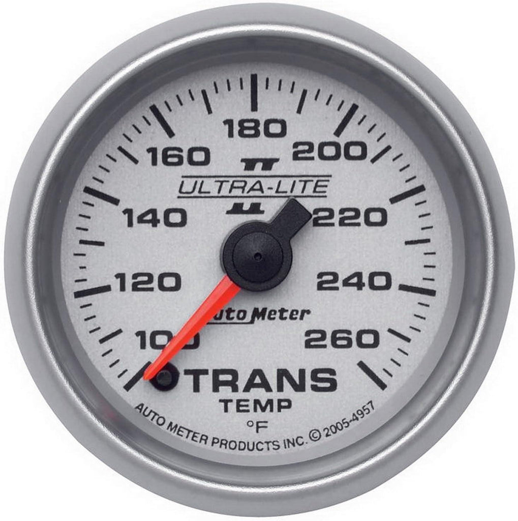 4957 Ultra-Lite II 2-1/16" 100-260 F Full Sweep Electric Transmission Temperature Gauge