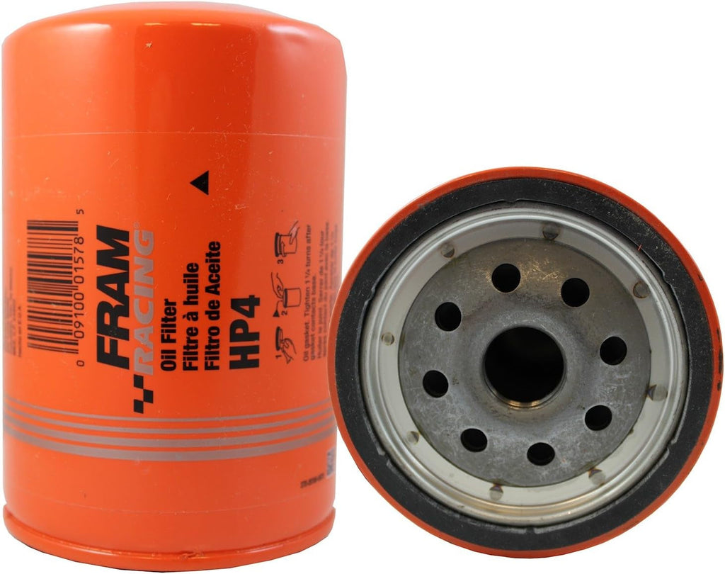 FRAM High Performance Spin-On Oil Filter, HP4 for Select Chevrolet and GMC Vehicles