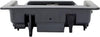 for Ford F-150 Interior Door Handle Rear, Driver Side Black (2004-2008) | Trim:All Submodels | FO1552114 | 8L3Z1822601AA