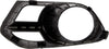 Fog Light Trim Compatible with 2011-2014 Nissan Murano Textured Black for Models with Fog Light Holes Front, Passenger Side