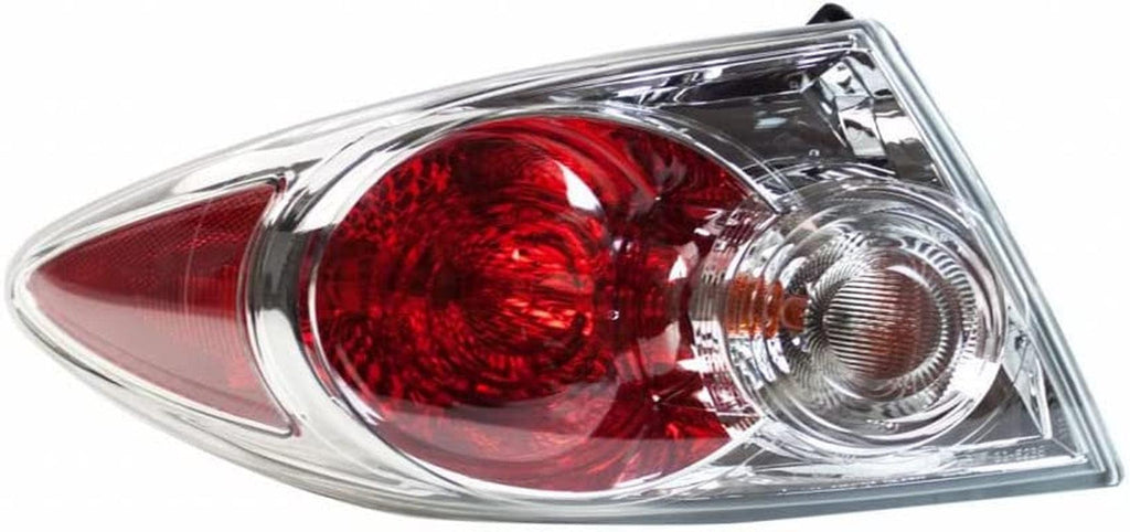 For Mazda 6 Tail Light Assembly 2006 2007 2008 Driver Side | Halogen Standard Type DOT Certified for MA2804102 | GP7A-51-160 (Vehicle Trim: I; Naturally Aspirated)