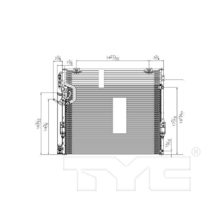 TYC A/C Condenser for Toyota 4284