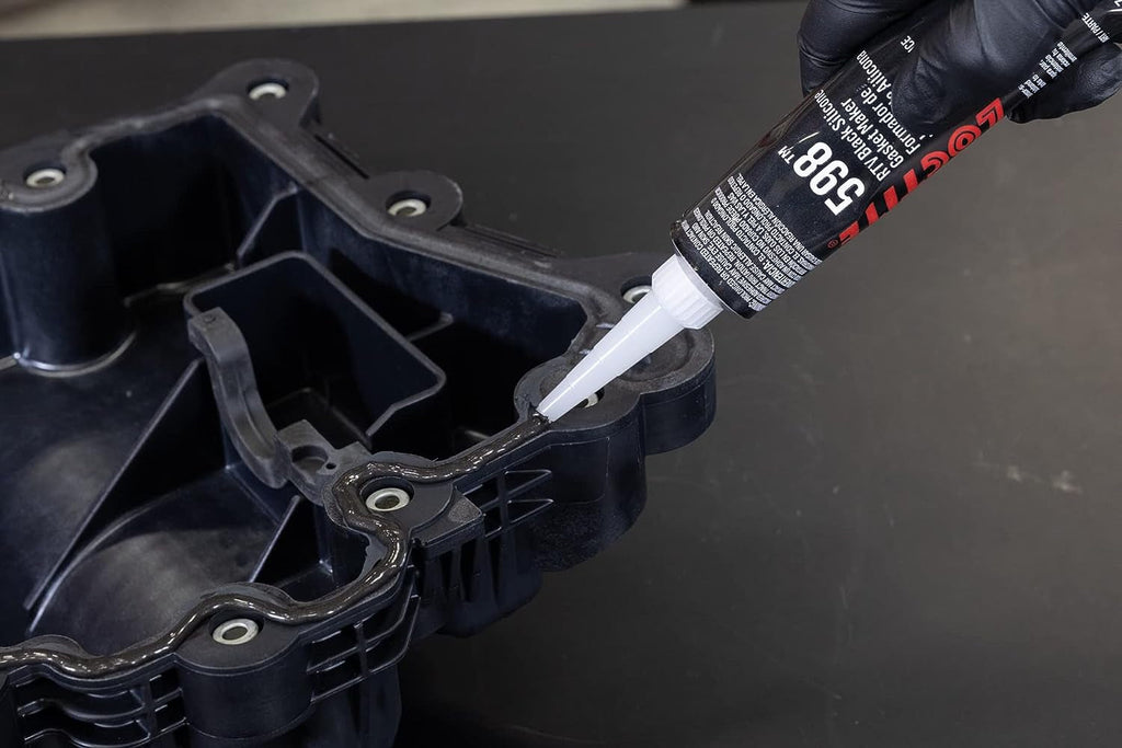 Loctite Black RTV 598 High Performance Silicone Gasket Maker: Sensor-Safe, Non-Corrosive, Fast Curing, High Flexibility, Oil Resistant | Black, 80 Ml Tube (PN: 37467-491985)