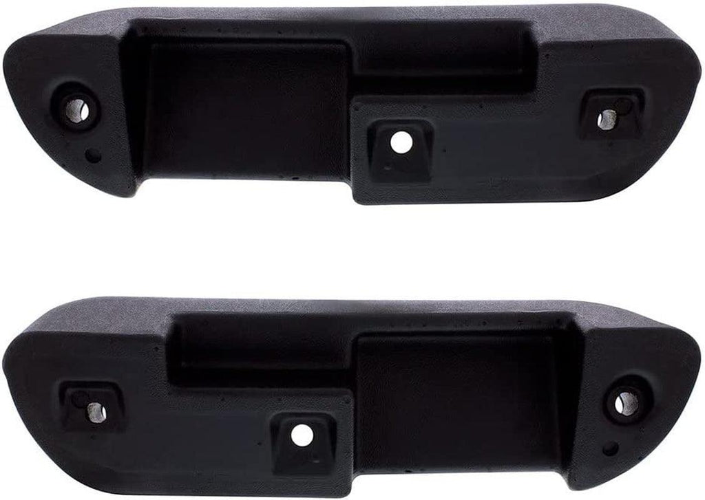 110840 Black Synthetic Leather Arm Rest for 1968-77 Ford Bronco, OEM Replacement, Original Mounting Pattern – ONE Set (Pair)