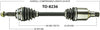 TO-8236 CV Axle