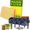 Premium Engine Air Oil Filters with 5 COP Direct Ignition Coils & 5 U-Groove Conventional Spark Plugs Tune up Kit