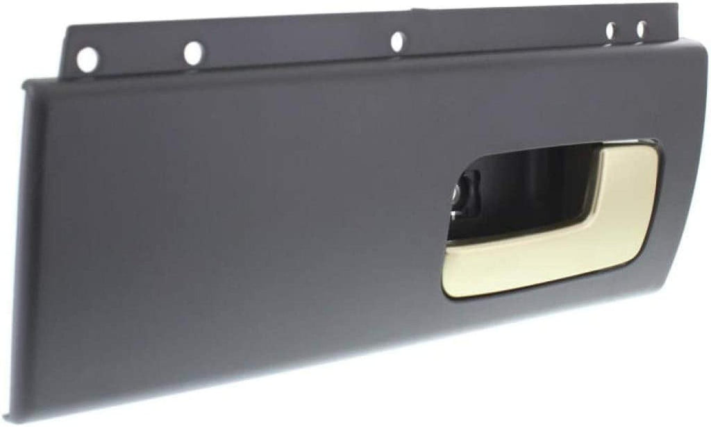 For Lincoln Town Car Interior Door Handle Rear, Passenger Side Black Bezel with Chrome/Gold Lever (2003-2011) | Trim:All Submodels