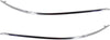 For Mercedes-Benz C230/C250/C300/C350 Bumper Trim 2008-2011 Driver and Passenger Side Pair/Set | Front | Molding | Primed | MB1046110 + MB1047110 | 2048850721 + 2048850821