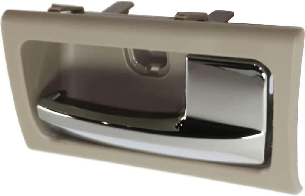 For Mercury Grand Marquis Interior Door Handle Front or Rear, Passenger Side Gray Bezel with Chrome Lever (2003-2011) | Trim:All Submodels