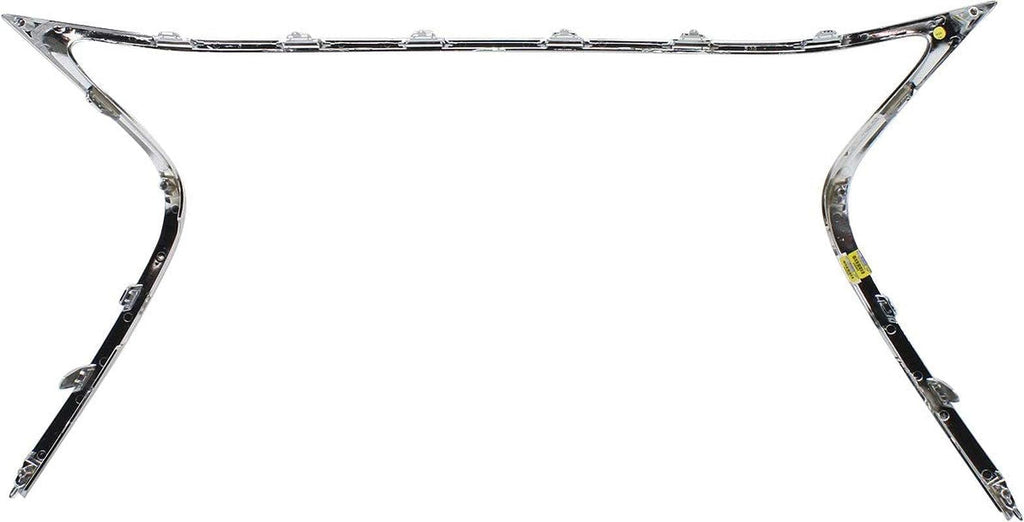 Front Grille Trim Compatible with Lexus ES300H/ES350 2013-2015 Chrome - CAPA