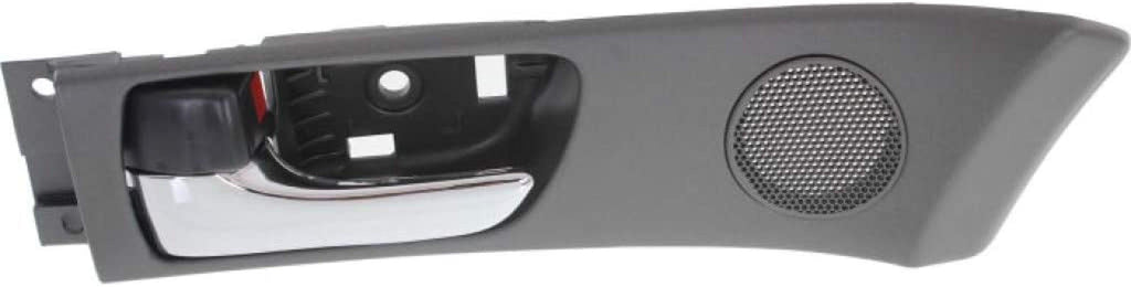 for Lexus ES300 Interior Door Handle 2002 2003 Front Driver Side Black Bezel W/Chrome Lever | W/Door Lock Button| Trim: Base