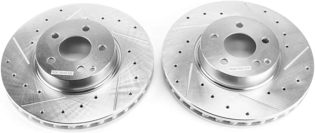 EBR1627XPR Front Evolution Performance Drilled, Slotted & Plated Brake Rotor Pair