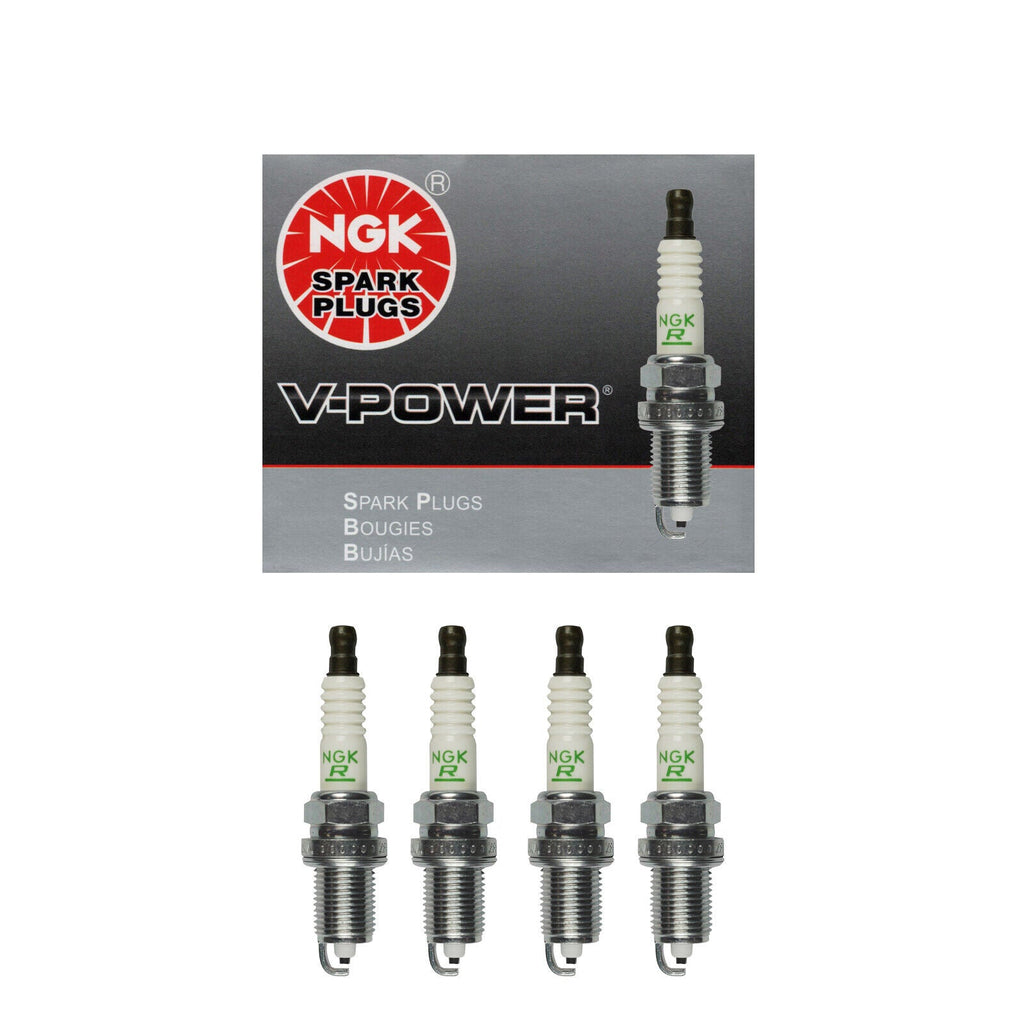 NGK V-Power Spark Plug 4PCS 90-20 for Acura Dodge Honda Hyundai 2262 ZFR5F11