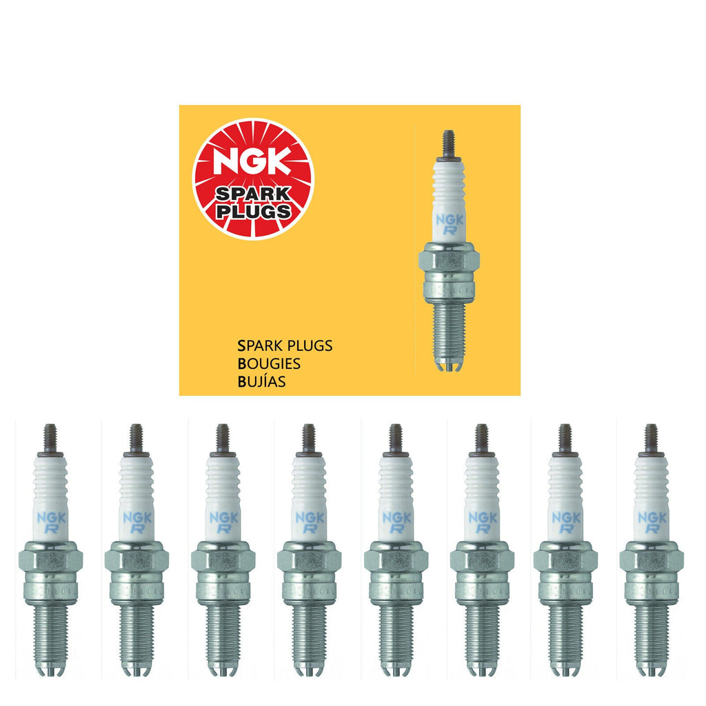 NGK Standard Spark Plug Set 8PCS 1988-2017 for Kawasaki Suzuki Yamaha 4548 CR9EK