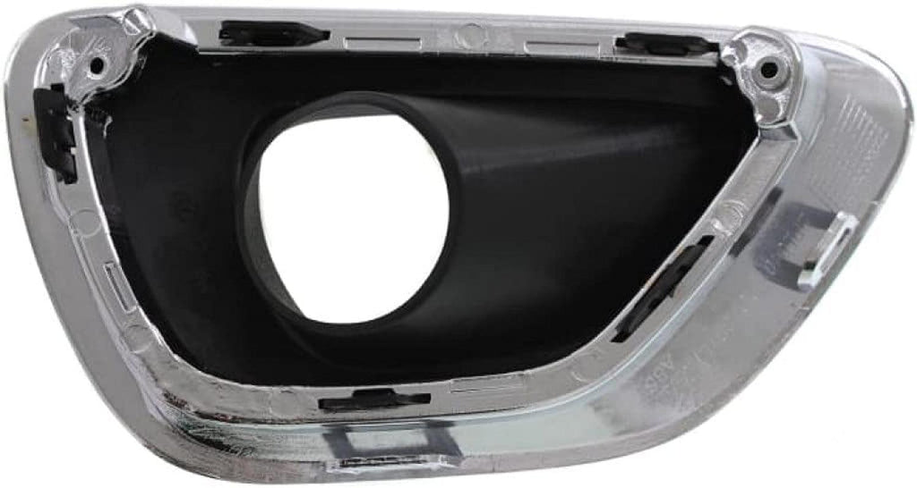 Compatible with Jeep Grand Cherokee Fog Light Cover 2014 2015 2016 Driver Side | Black & Chrome | W/Chrome Trim | DOT/SAE Compliance | CH1038147