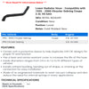 Lower Radiator Hose - Compatible with 1995 - 2000 Chrysler Sebring Coupe 2.5L V6 GAS 1996 1997 1998 1999