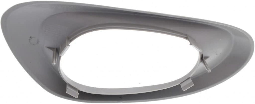 for Chevy Trailblazer Door Handle Trim 2002-2009 Driver Side | Rear | inside | Textured Gray | Bezel Only | Plastic | 25894585