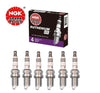 NGK RUTHENIUM HX Spark Plugs FR6BHXS 95159 Set of 6