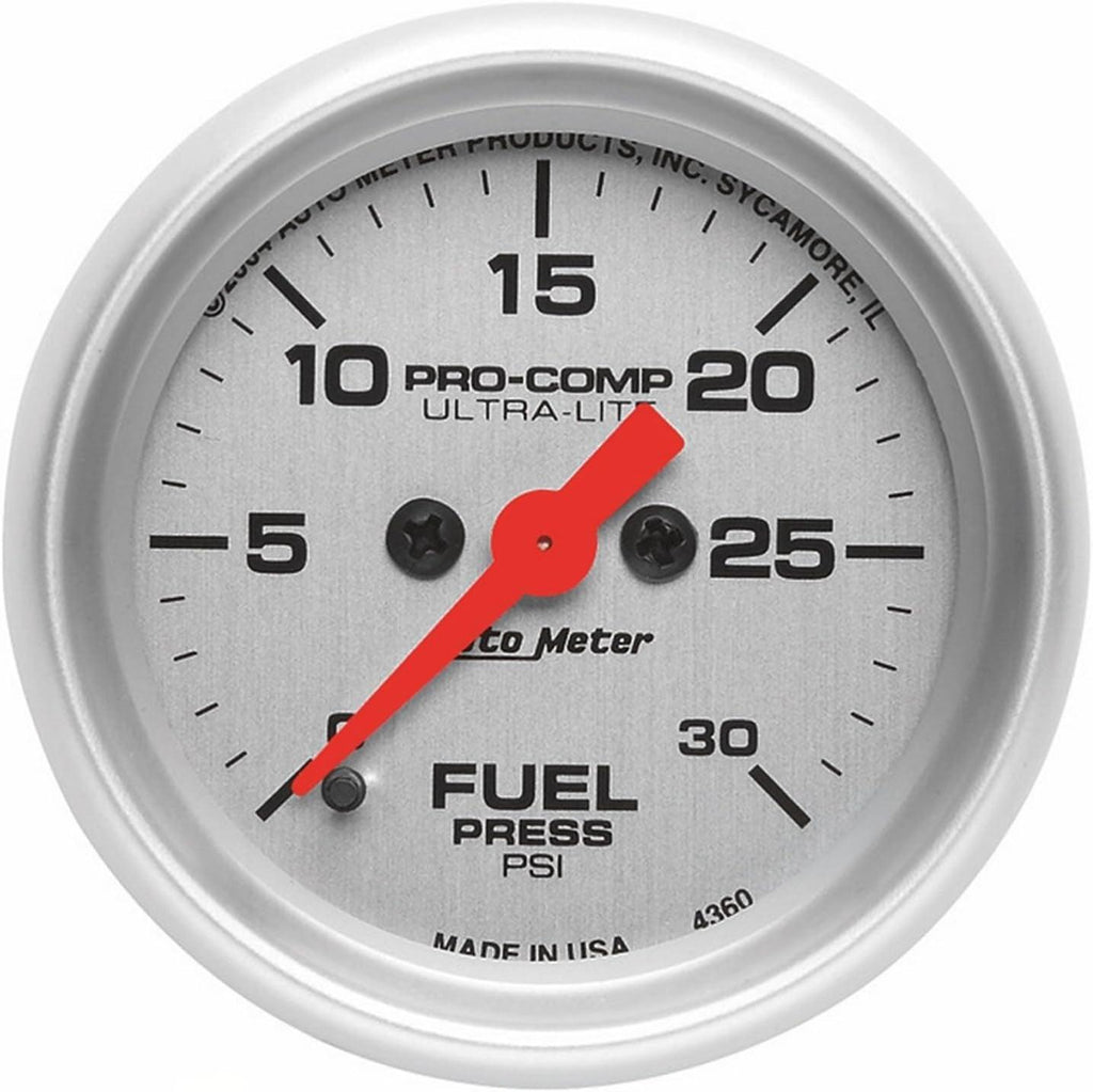 4360 Ultra-Lite Electric Fuel Pressure Gauge