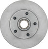 Silver 18A57A Front Disc Brake Rotor and Hub Assembly