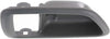 for Toyota Tundra Door Handle Trim 2004 2005 2006 Passenger Side | Front | inside | Deep Gray | Bezel | Plastic | 69277AC010B2