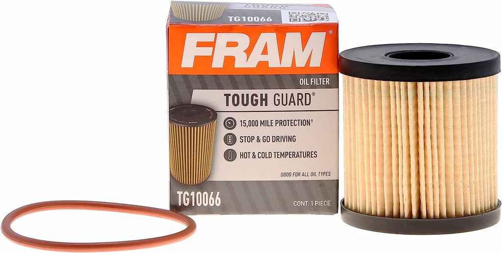 Tough Guard Replacement Oil Filter TG10066 with Suregrip, Designed for Interval Full-Flow Conventional and Synthetic Oil Changes Lasting up to 15K Miles (Pack of 1)