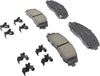 Gold 17D1589CHF1 Ceramic Front Disc Brake Pad Kit with Clips