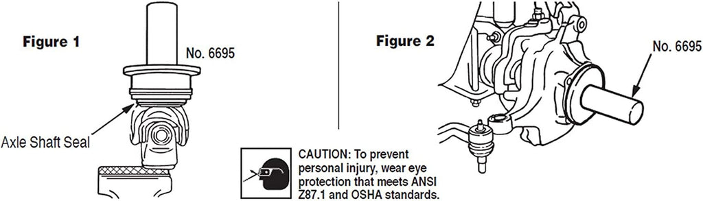 6695 Axle Shaft Seal Installer for Ford 1998-2004 F-250/350/450/550