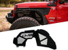 Inner Fender Liner Set Fits 2018-2023 Jeep Wrangler JL & 2020-2023 Gladiator JT | Front Wheel Wells | Vented for Airflow | Aluminum Construction | Black Finish |