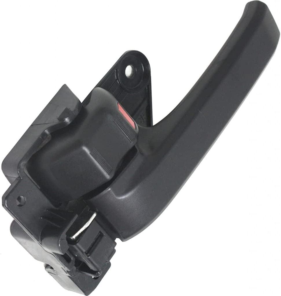 Compatible with Toyota Tundra Interior Door Handle Front or Rear, Driver Side Black (2007-2018) | with Door Lock Button | Trim:All Submodels | TO1352174 | 692060C040