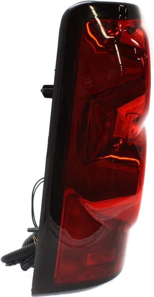 for Chevy Silverado 1500 2003-2006 Tail Light Driver Side W/Black Trim | Replacement for GM2800174 | 19169004