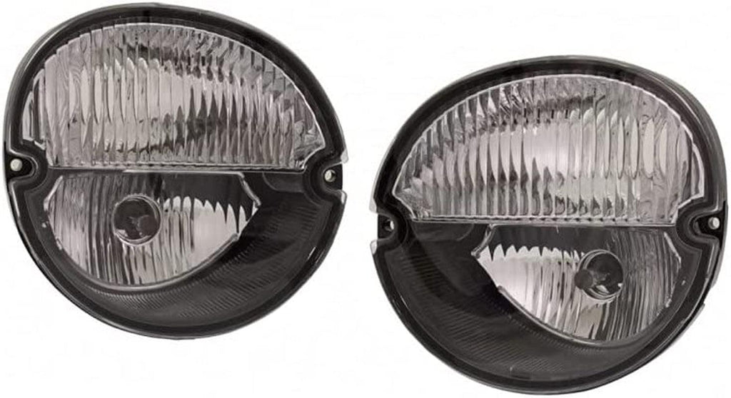 : for 2005 2006 2007 Pontiac Grand Prix Fog Light Assembly Driver and Passenger Side Pair W/Bulbs | GM2520187 GM2521187 Vehicle Trim: GT