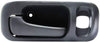 for Honda CR-V Interior Door Handle Rear, Driver Side Gray (1997-2001) | with Door Lock Hole | Trim: LX/EX/SE | HO1552105 | 72664S10000ZA