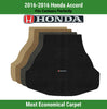 Lloyd Velourtex Trunk Mat for '16 Accord W/Red & Black Honda H & Word Combo