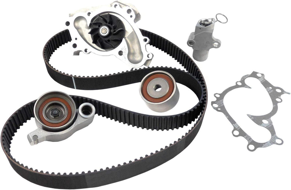 Professional TCKWP257A Timing Belt Kit with Water Pump, Idler Pulley, and 2 Tensioners