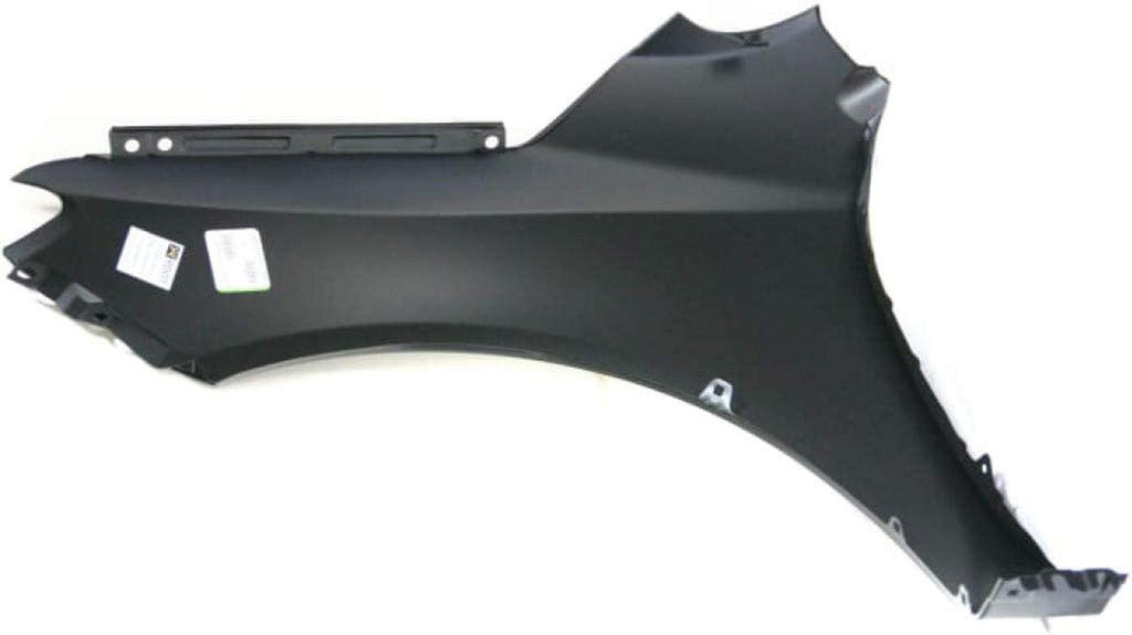 For Kia Forte 2010 11 12 2013 Front Fender Passenger Side | with Mudguard Provision | Replacement for 663211M040, KI1241131 | Trim : LX/EX/SX